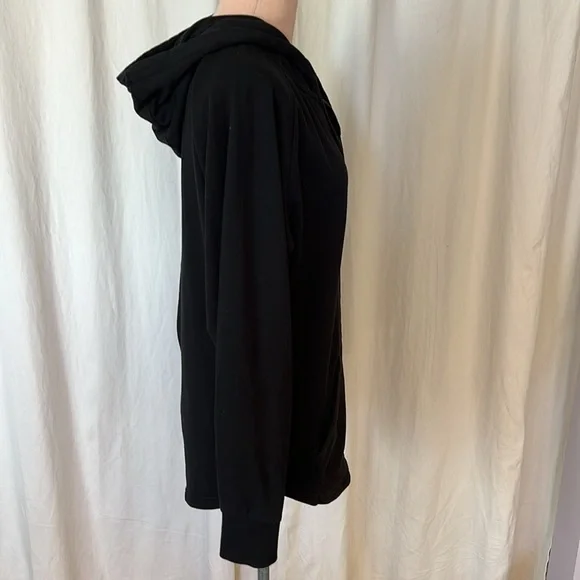 Gymshark Hoodie Black XL  zip front  Unisex - Picture 5 of 10